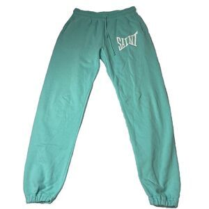 Saint Michael MX6 Logo Sweatpants Men’s Size‎ Medium Blue Joggers
